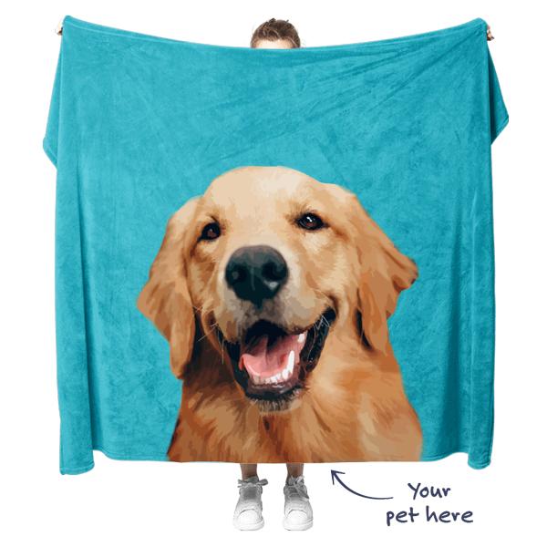 Custom Dog Blanket BG