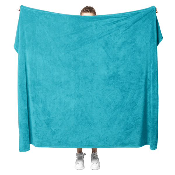 Custom Pet Blanket Turquoise