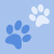blue paws