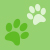 green paws